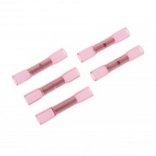 Stoßverbinder 0,5-1,5mm2 rot - 5er Pack